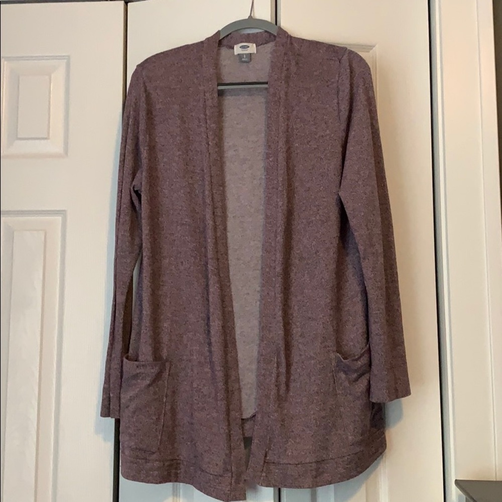 Old Navy Purple Long Cardigan